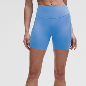 Lululemon Fast and Free High-Rise Short 6" * Pocket - Pool Party